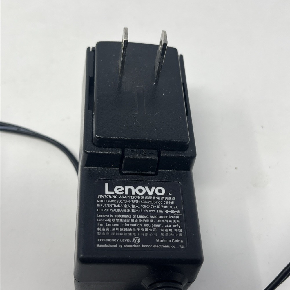 Genuine Lenovo Switching Adapter Power Supply Cord OEM ADS-25SGP-06 5V 4A